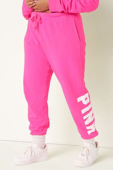 Buy Women's Joggers Victoria's Secret PINK Fleece Lined Plain Loungewear  Online