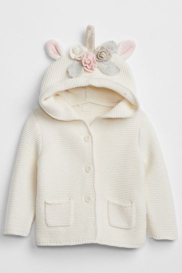 Cream Baby Brannan Unicorn Sweater (Newborn - 24mths)