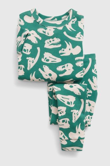 Green Organic Cotton Dino Pyjamas