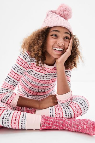 Buy Gap Kids Cable Knit Pom Beanie from the Gap online shop