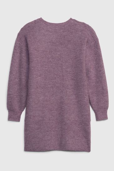 Buy Gap Ribbed Long Sleeve Crew Neck Jumper Dress from the Gap