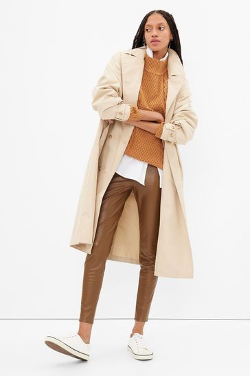 Buy Gap Faux-Leather Leggings from the Gap online shop