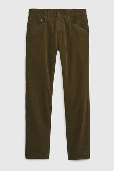 Green corduroy skinny sales jeans