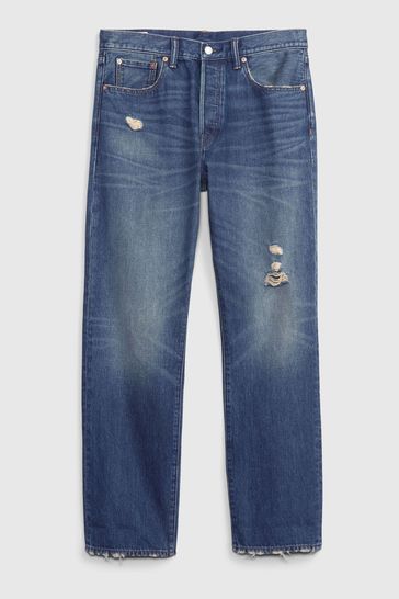 Buy Gap Dark Wash Blue 90s Original Straight Washwell Jeans (12mths-5yrs)  from Next Poland