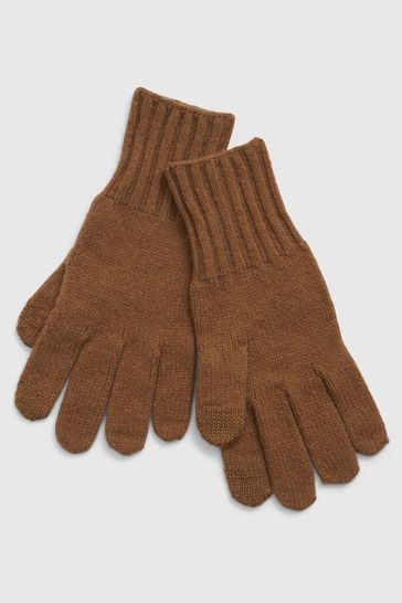 Brown CashSoft Gloves