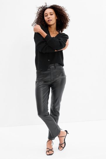 Top 64+ faux leather trousers - in.cdgdbentre