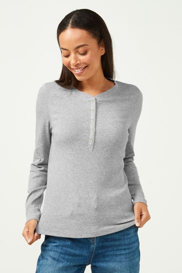 Buy Gap Ribbed Henley T-Shirt from the Gap online shop