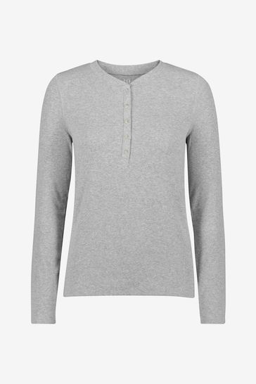 Buy Gap Ribbed Henley T-Shirt from the 