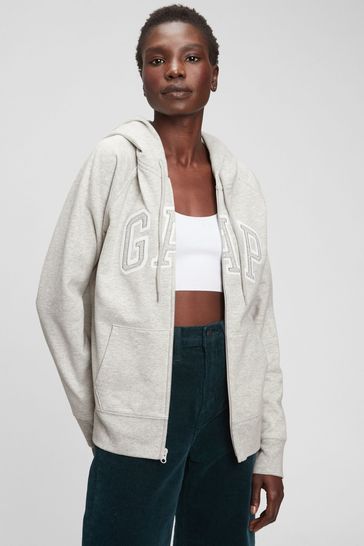 Buy Gap Logo Zip Up Hoodie from the Gap online shop