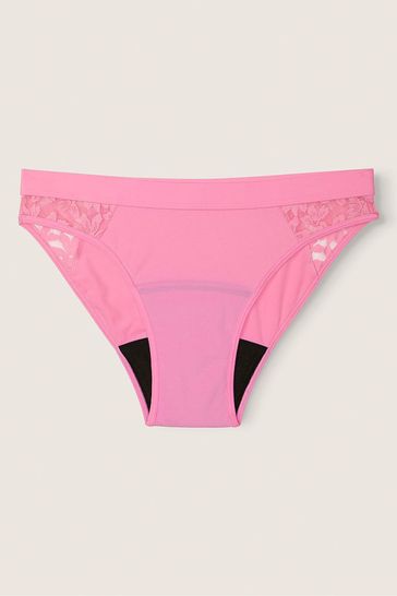 Victoria's Secret PINK Dreamy Pink Lace Period Bikini Knicker