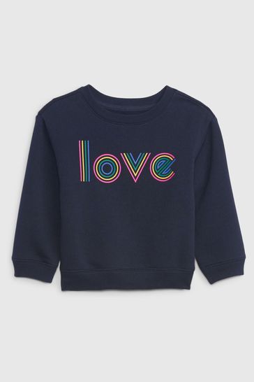 Gap top rainbow sweatshirt