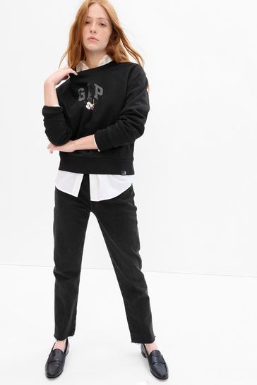 Black on sale mickey sweatshirt