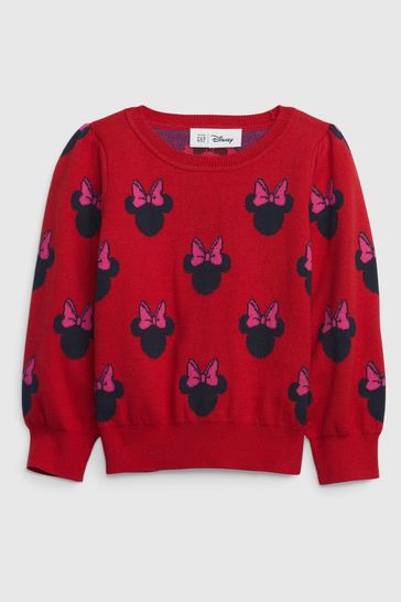 Girls minnie sales mouse jumper