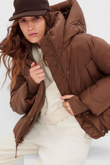 big puffer crop jacket gap