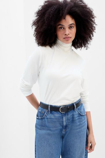 Buy Gap Long Sleeve Turtle Neck T-Shirt from the Gap online shop
