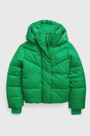 Gap green puffer jacket sales