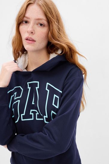Gap hoodie navy shop blue
