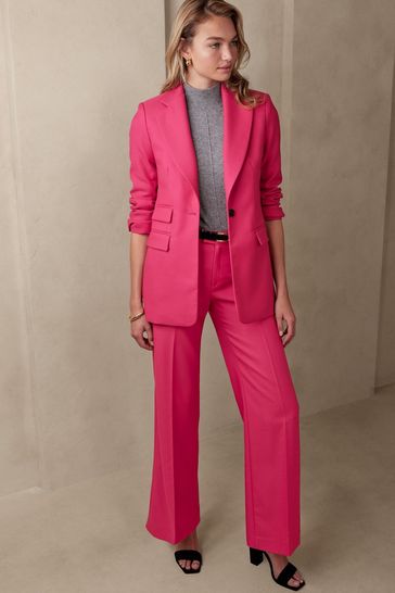 Banana republic red discount blazer