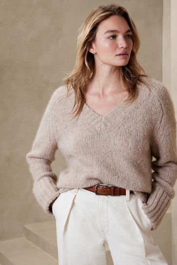 Banana republic alpaca deals sweater