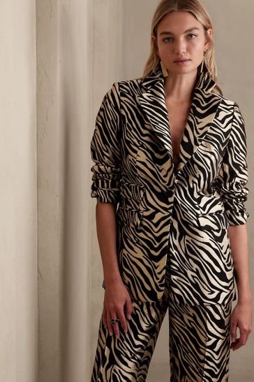 Banana republic leopard coat online