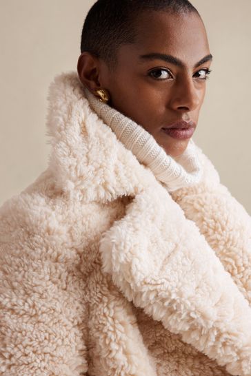 Banana republic white coat outlet