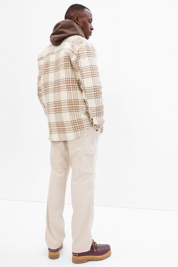 Gap checked trousers outlet