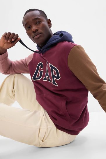 Gap hoodie maroon hot sale