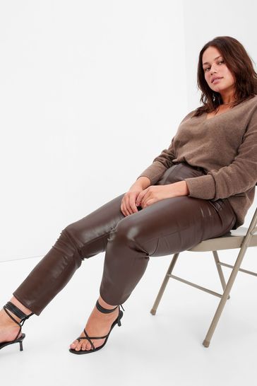Gap faux leather leggings sales