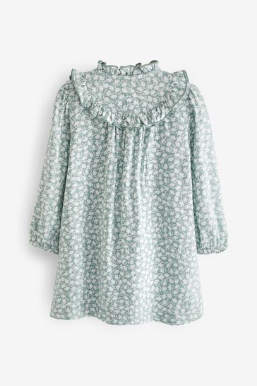 Buy Gap Ruffle Long Sleeve Dress from the Gap online shop
