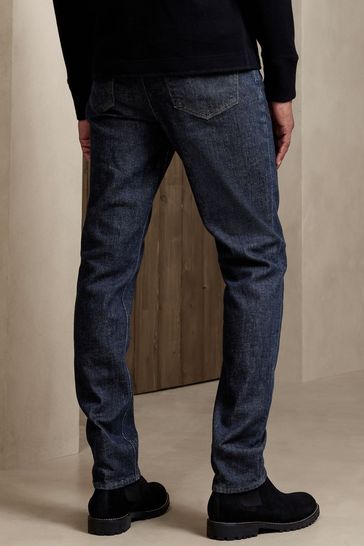 Slim fit cotton jeans hot sale