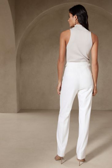 Banana republic white pants hot sale