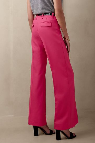 Pink outlet wool pants