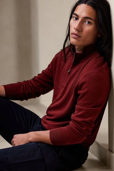 Banana republic men's new arrivals quarter zip