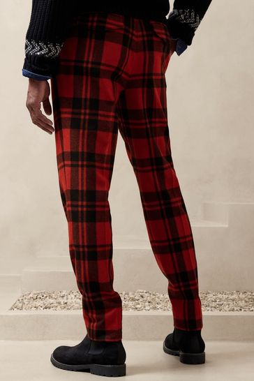 Plaid pants banana hotsell republic