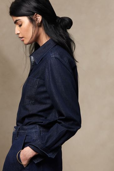 Banana republic jean shirt hot sale