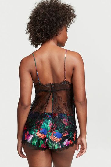 Buy Victoria's Secret Satin Lace Back Cami Set from the Victoria's