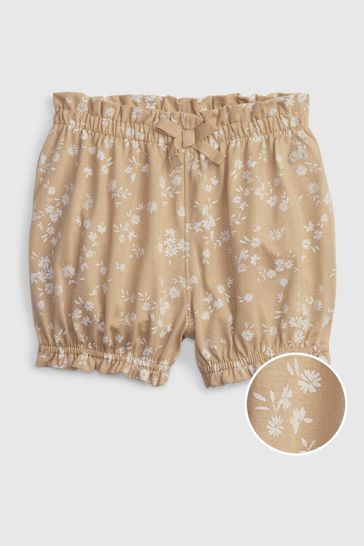 Buy Gap Ruffle Hem Organic Cotton Shorts Baby from the Gap