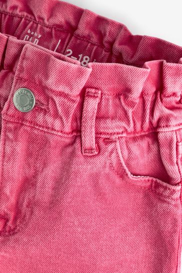 Pink sales paperbag jeans
