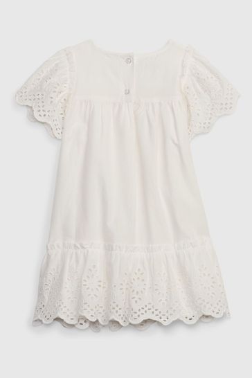 Gap girls white dress best sale