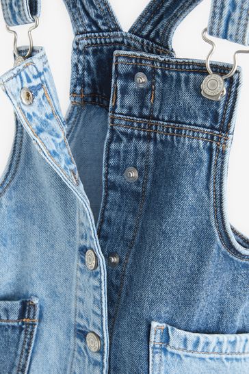 Womens denim hotsell pinafore