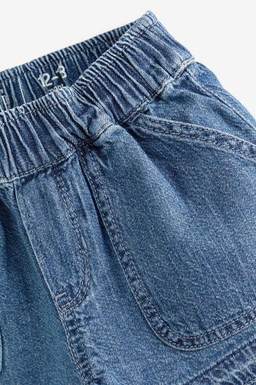 Buy Gap Pull On Denim Utility Shorts from the Gap online shop