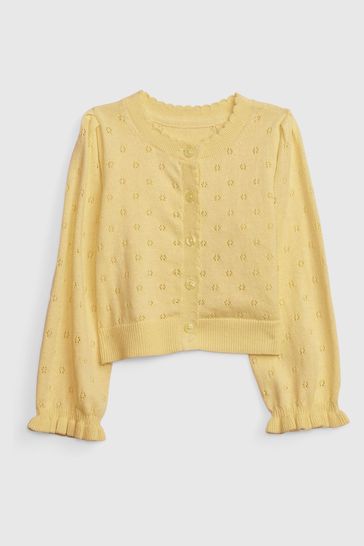 Gap sales yellow cardigan