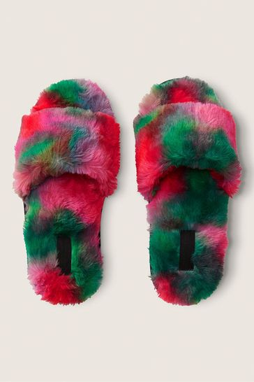 Victoria secret pink open shop toe slippers
