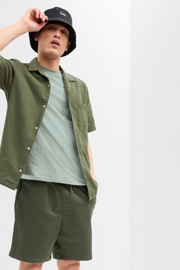 Buy Gap Linen-Cotton Short Sleeve Shirt from the Gap online shop