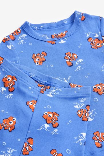 Gap Blue Disney Finding Nemo Short Sleeve Shorts Pyjama Set