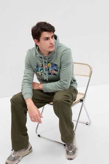 Dark green top gap hoodie