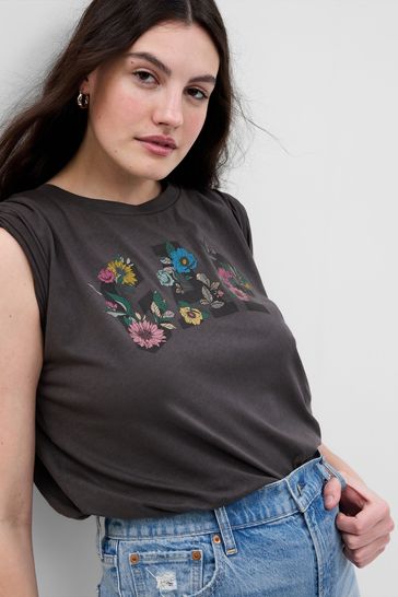 Gap floral sale shirt