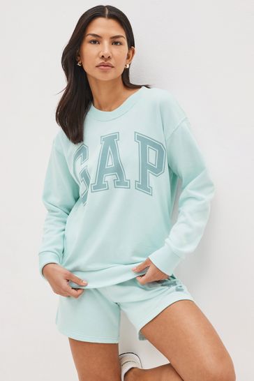 Gap logo sweatshirt womens hotsell