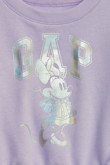 Buy Gap Disney Minnie Mouse Metallic Logo Sweatshirt from the Gap online  shop