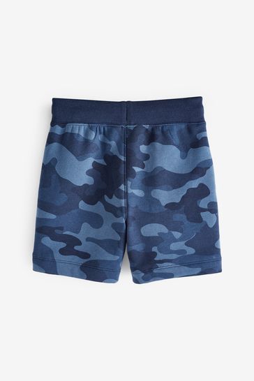 Navy blue on sale camo shorts